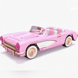 Pink Convertible Toy Car